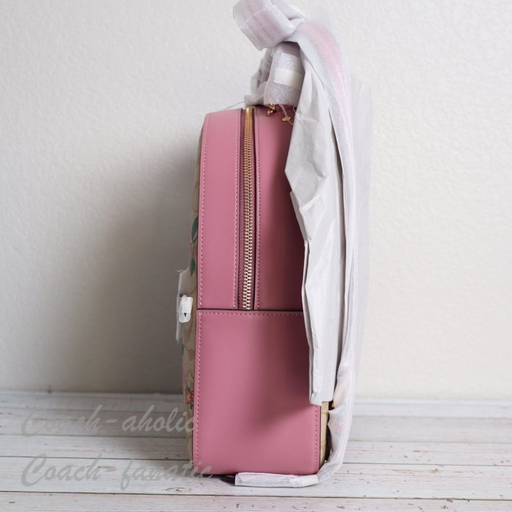 NWT Coach Jordyn Backpack In Signature Canvas_9